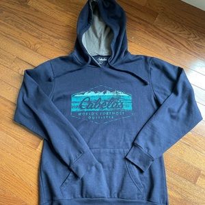 Cabela’s Blue Hoodie ~ S ~